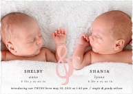 Ampersand Twins (Shaped Cut) Front