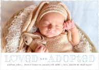 Loved and Adopted (Shaped Cut) Front