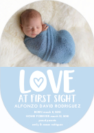 LOVE at first sight (Shaped Cut) Front