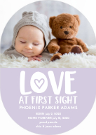LOVE at first sight (Shaped Cut) Front