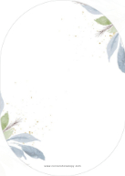 Soft Foliage (Shaped Cut) Back