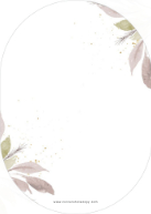 Soft Foliage (Shaped Cut) Back
