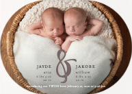 Ampersand Twins (Shaped Cut) Front
