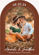 Arched Vows (Shaped Cut) Front