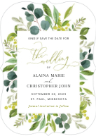 Framed Greenery Branches (Shaped Cut) Front