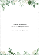 Eucalyptus Greenery (Shaped Cut) Back