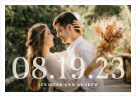 The Big Day, with Border (Shaped Cut) Front