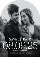 Modern Date (Shaped Cut) Front