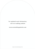 Modern Date (Shaped Cut) Back