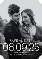 Modern Date (Shaped Cut) Front
