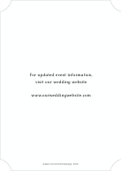 Modern Date (Shaped Cut) Back