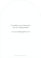 Radiant Arch (Shaped Cut) Back