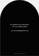 Radiant Arch (Shaped Cut) Back