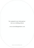 Oval Monogram (Shaped Cut) Back
