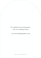 Oval Monogram (Shaped Cut) Back