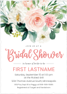 Blushing Bouquet (Shaped Cut) Front