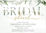 Botanical BRIDAL (Shaped Cut) Front