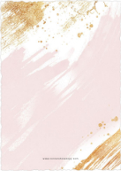 Metallic Blush (Shaped Cut) Back