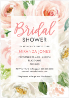 Blooming Bridal Shower (Shaped Cut) Front