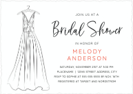 Dress Bridal (Shaped Cut) Front