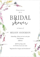 Delicate Wildflowers (Shaped Cut) Front