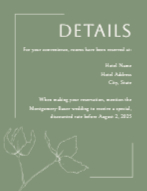 Botanical Corner Details Enclosure Front