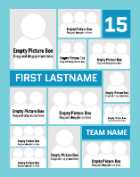 Sports Player Grid