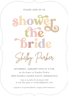 Shower the Bride (Shaped Cut) Front