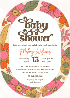 Retro Baby Flowers (Shaped Cut) Front