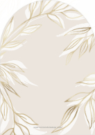 Golden Leafage (Shaped Cut) Back