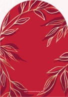 Golden Leafage (Shaped Cut) Back