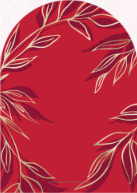 Golden Leafage (Shaped Cut) Back