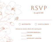 Lovely Magnolia RSVP Front