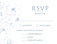 Lovely Magnolia RSVP Front