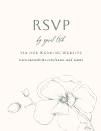 Lovely Magnolia RSVP Front