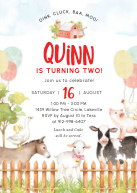 Oink Cluck Baa Moo Front