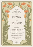 Vintage Floral Nouveau Front