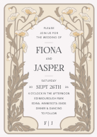 Vintage Floral Nouveau Front