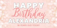 Sparkled Birthday (48 x 24)