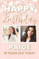 Sparkled Birthday (24 x 36)