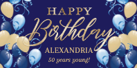 Birthday Balloons (48 x 24)
