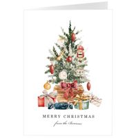 Seasonal Tree with Gifts Back | Front