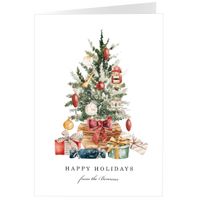 Seasonal Tree with Gifts Back | Front