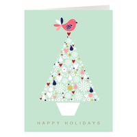 Partridge Tree, Fold (4.5 x 6.25)