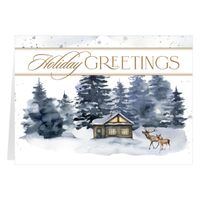 Winter Scene, Fold (7x5)