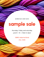 Sample Sale Front