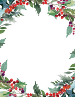 Wreath Border Back