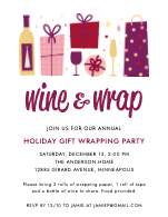 Wine and Wrap Front