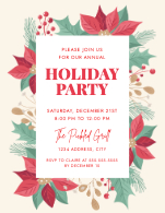 Holiday Poinsettia Front