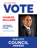 Political Candidate Front